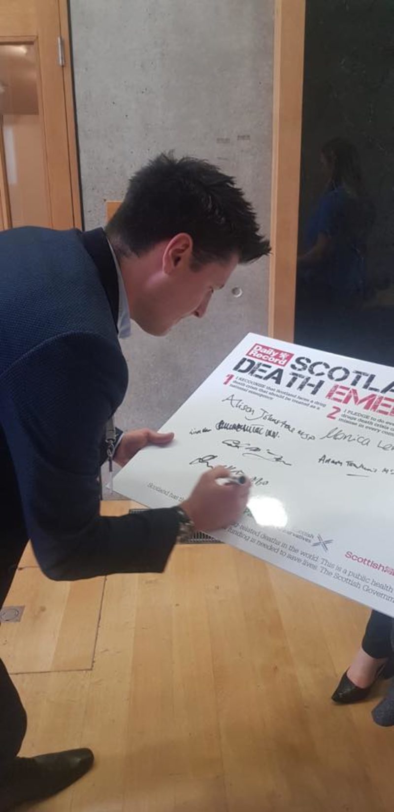 Signing the Daily Record